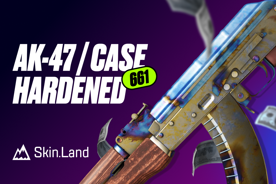 AK-47 Case Hardened 661 - Najdroższy skin w CS2 sprzedany za ponad 1 milion dolarów