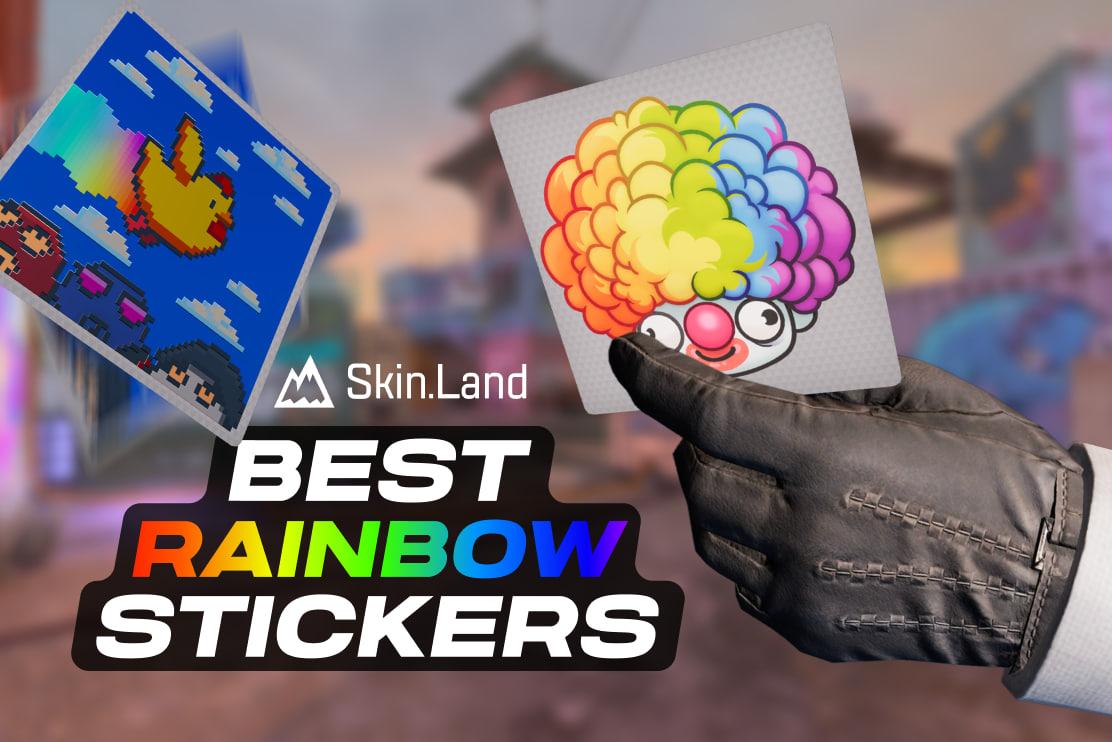 Die besten Regenbogen-Sticker in CS:GO und CS2