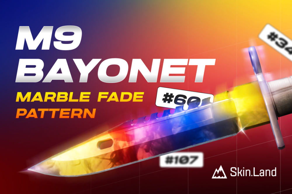 所有最佳 M9 Bayonet Marble Fade Pattern 指南