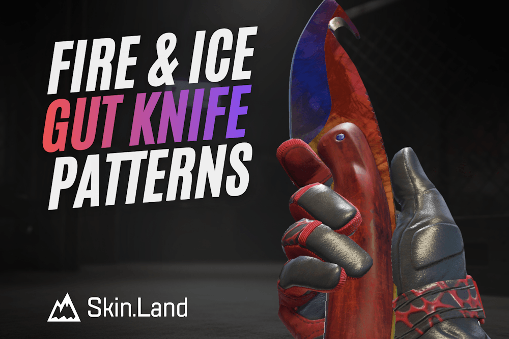 Przewodnik Gut Knife Marble Fade Patterns Przewodnik: Ogień i lód, FFI