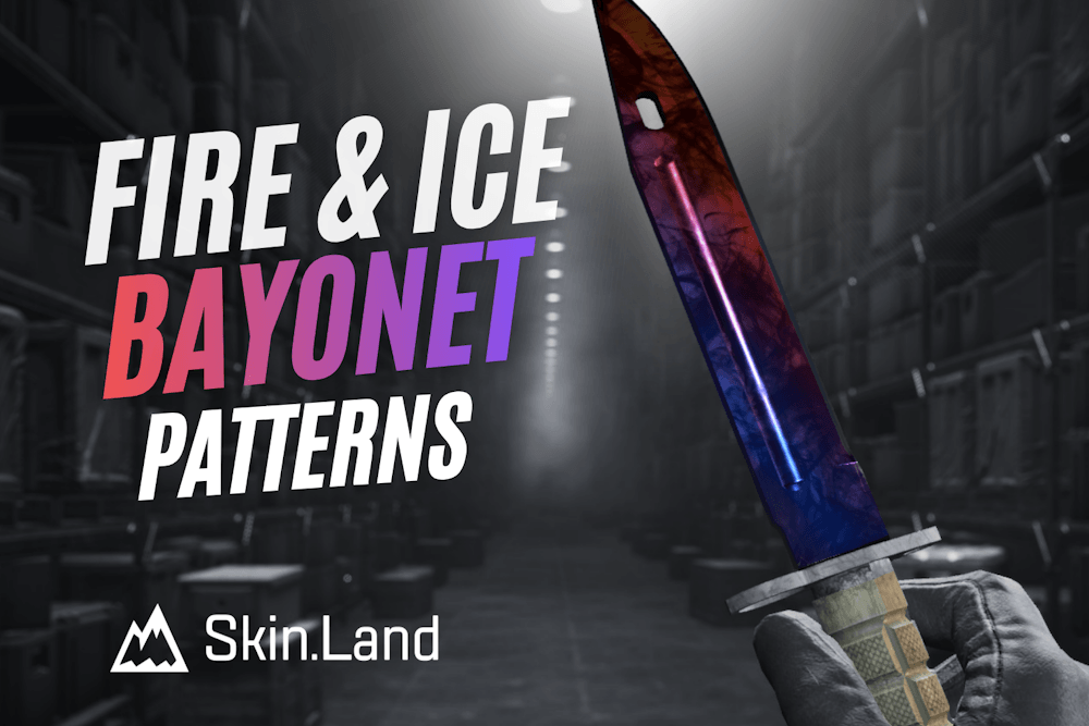 Bayonet Marble Fade Patterns Przewodnik: Ogień i lód