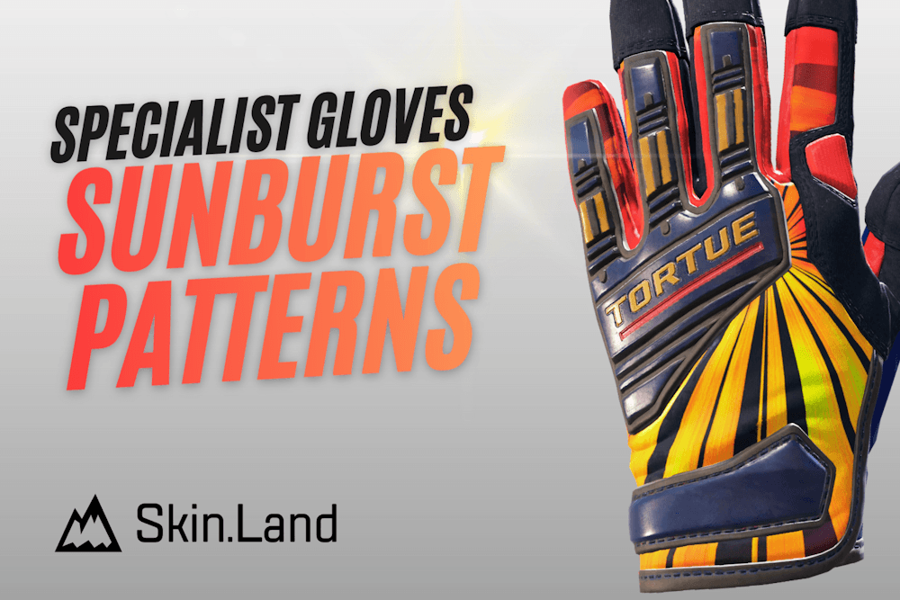 The Specialist Gloves Sunburst Guide - Max Yellow Patterns