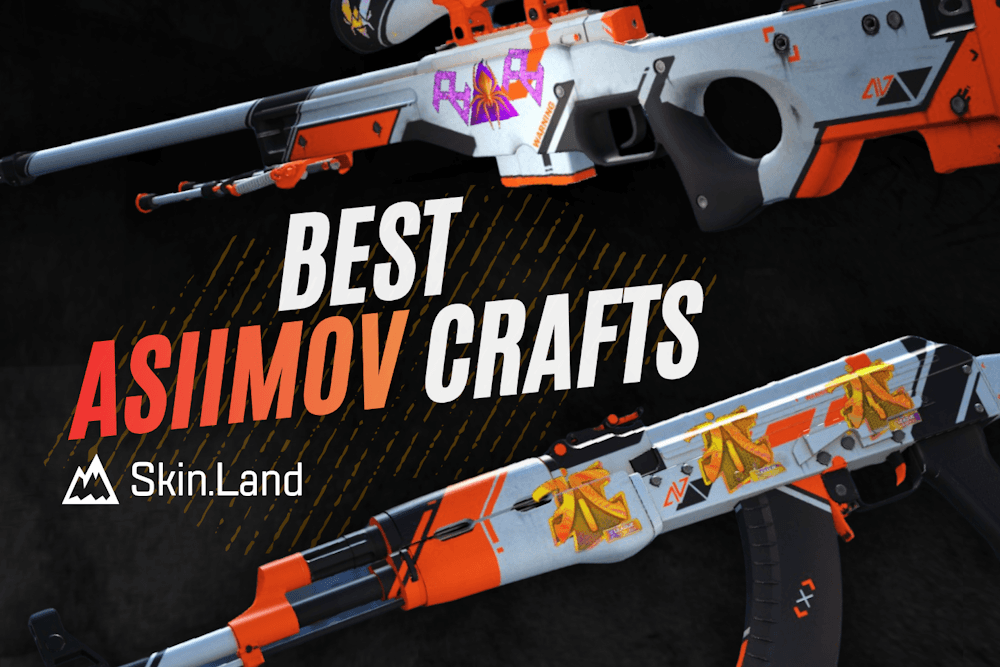 Najlepsze CS2 Asiimov Sticker Rękodzieło w 2026 r. – AWP, AK-47, M4A4
