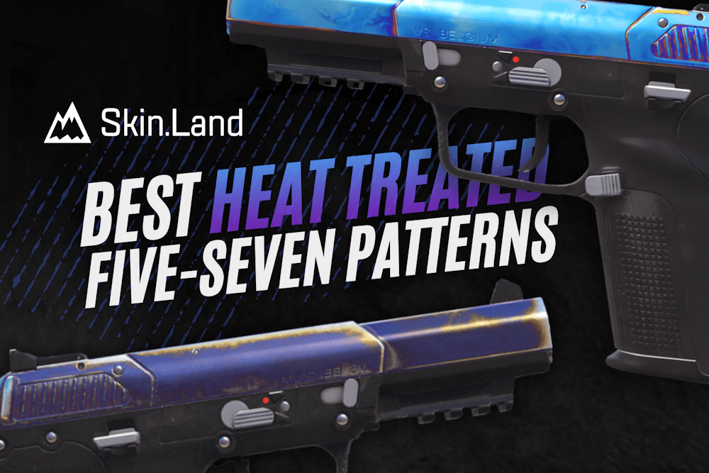 Best Heat Treated Five-SeveN Patterns - Blue Gem and Purple Gem
