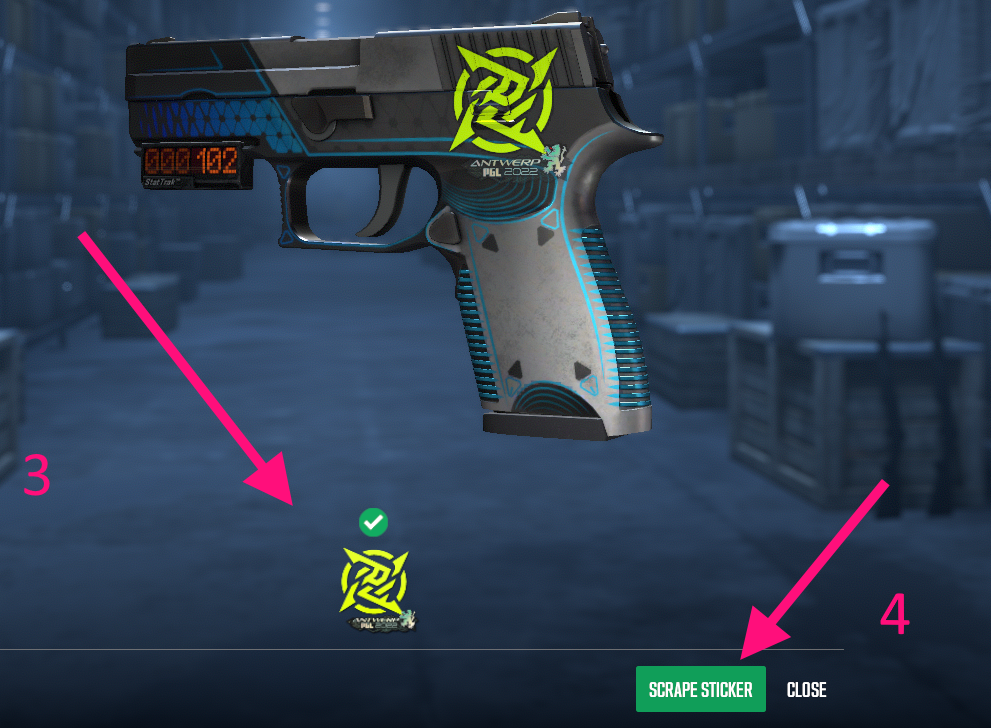 Can you Remove Stickers in CSGO/CS2? Best Scraped Stickers