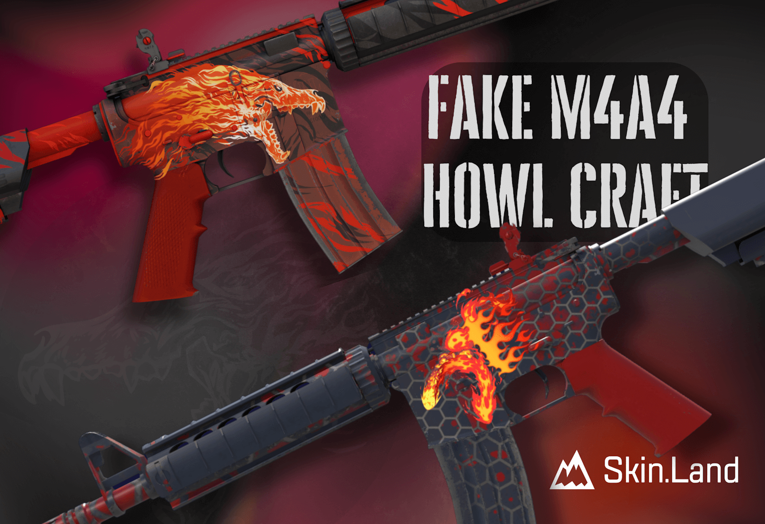 How to Make Fake M4A4 Howl Craft With CS2 Stickers?
