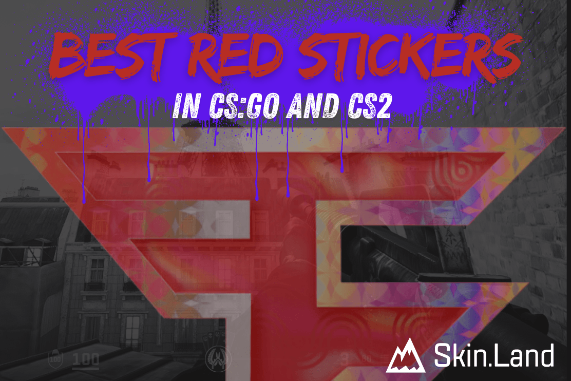 Best CS:GO and CS2 Red Stickers - Holo, Glitter, Foil, etc.