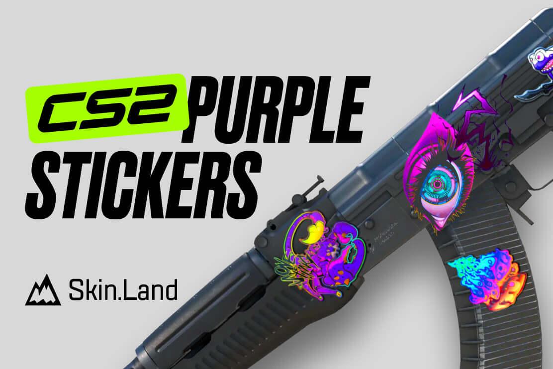 Best CS:GO and CS2 Purple Stickers in 2025