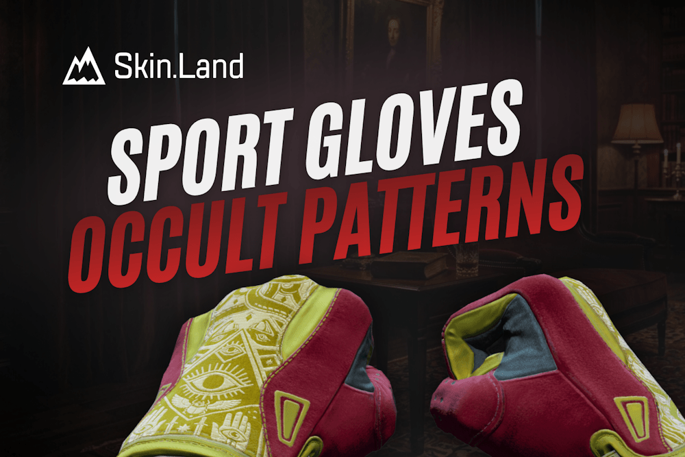 Okultystyczne rękawiczki sportowe Patterns Przewodnik: Illuminati, Double Snake