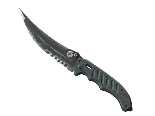★ StatTrak™ Flip Knife | Night (Battle-Scarred)