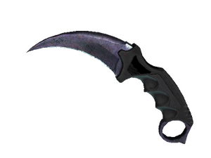 ★ StatTrak™ Karambit | Blue Steel (Battle-Scarred)