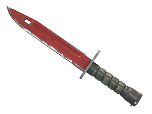 ★ StatTrak™ Bayonet | Crimson Web (Well-Worn)