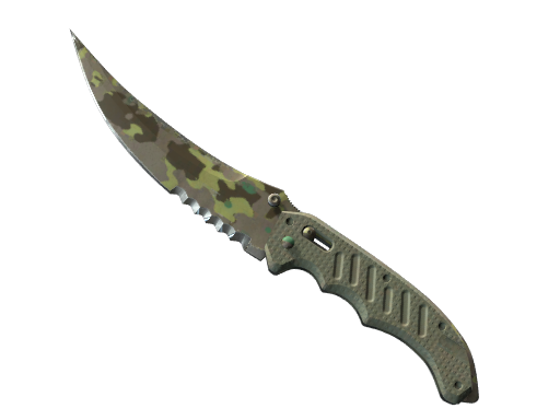 ★ StatTrak™ Flip Knife | Boreal Forest (Well-Worn)
