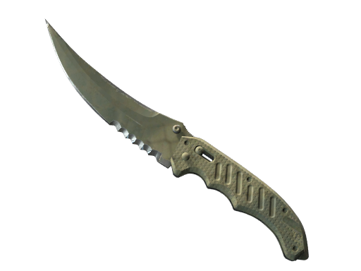 ★ StatTrak™ Flip Knife | Safari Mesh (Well-Worn)
