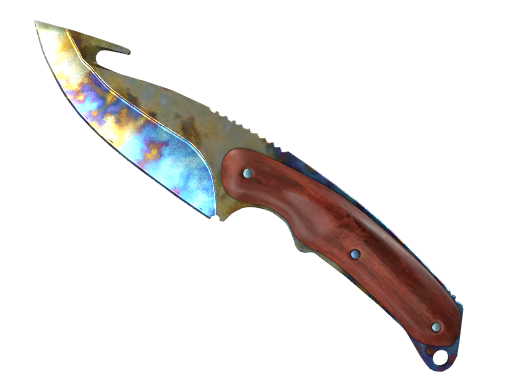 ★ StatTrak™ Gut Knife | Case Hardened (Well-Worn)