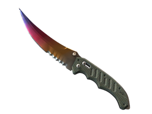 ★ StatTrak™ Flip Knife | Fade (Minimal Wear)