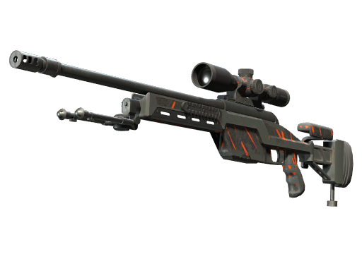 StatTrak™ SSG 08 | Slashed (Battle-Scarred)