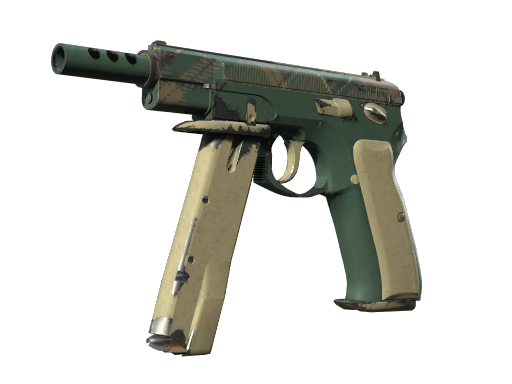 CZ75-Auto | Green Plaid (Field-Tested)