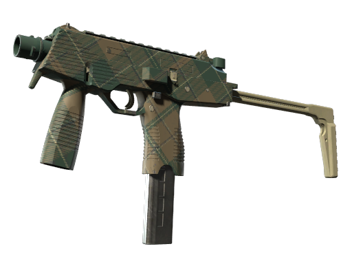 MP9 | Green Plaid (Minimal Wear)