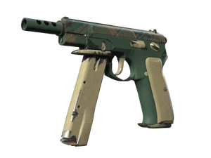 CZ75-Auto | Green Plaid (Well-Worn)