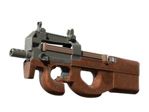 P90 | Leather (Battle-Scarred)
