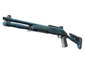XM1014 | VariCamo Blue (Well-Worn)