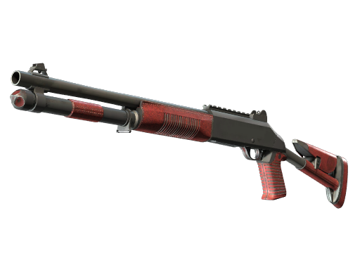 XM1014 | Red Leather (Battle-Scarred)