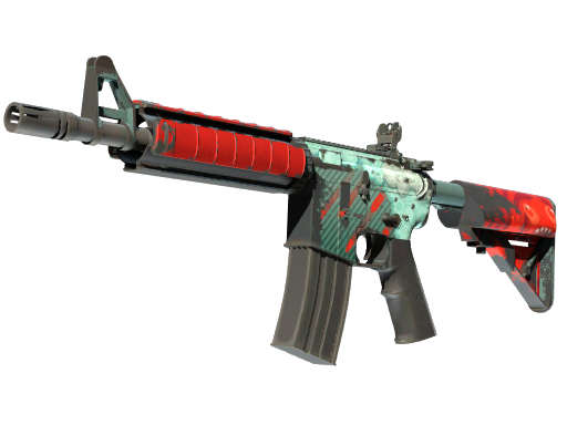 StatTrak™ M4A4 | Bullet Rain (Well-Worn)