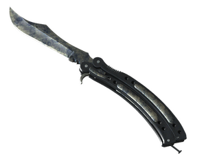 ★ StatTrak™ Butterfly Knife | Stained (Battle-Scarred)