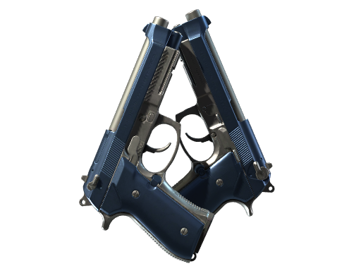 Souvenir Dual Berettas | Anodized Navy (Minimal Wear)
