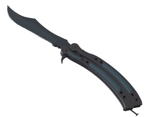 ★ StatTrak™ Butterfly Knife | Night (Minimal Wear)