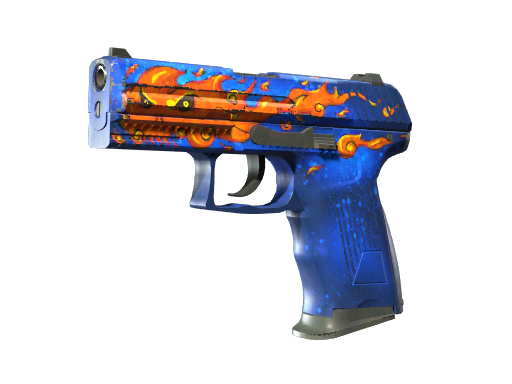 StatTrak™ P2000 | Fire Elemental (Well-Worn)