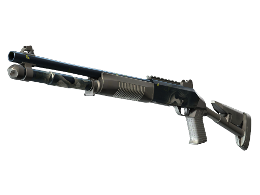 XM1014 | Quicksilver (Battle-Scarred)