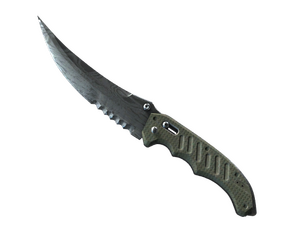 ★ StatTrak™ Flip Knife | Damascus Steel (Well-Worn)
