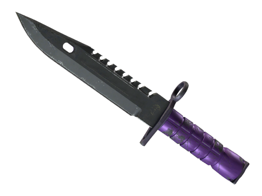 ★ StatTrak™ M9 Bayonet | Ultraviolet (Well-Worn)