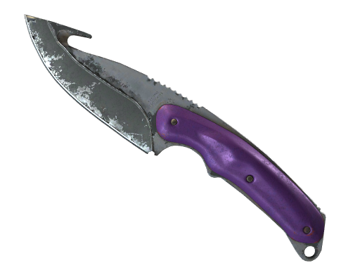 ★ StatTrak™ Gut Knife | Ultraviolet (Battle-Scarred)