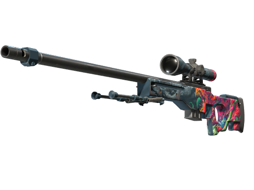 StatTrak™ AWP | Hyper Beast (Well-Worn)