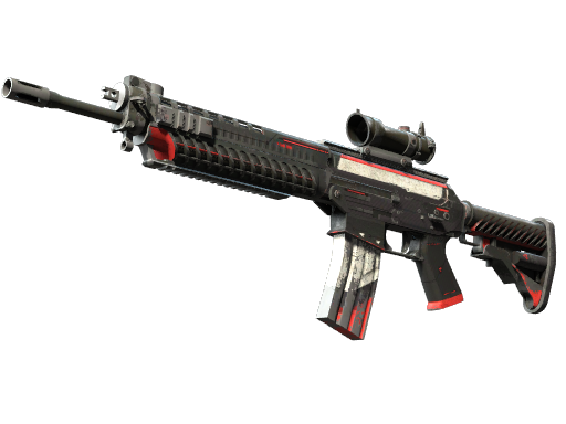 StatTrak™ SG 553 | Cyrex (Battle-Scarred)