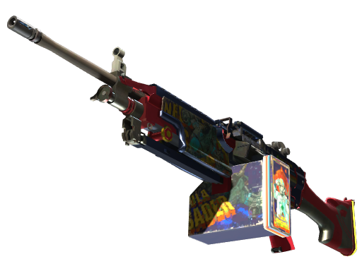 StatTrak™ M249 | Nebula Crusader (Minimal Wear)