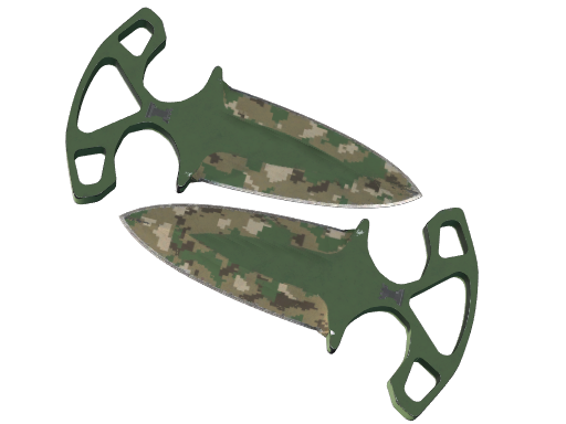 ★ StatTrak™ Shadow Daggers | Forest DDPAT (Well-Worn)