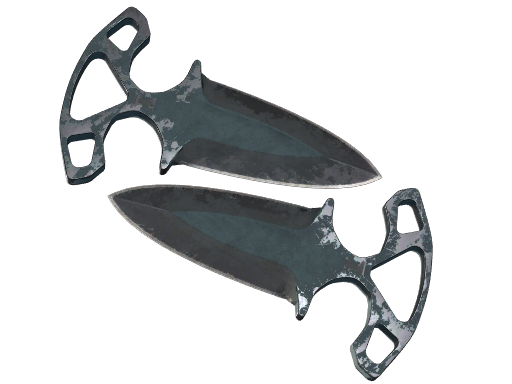 ★ StatTrak™ Shadow Daggers | Night (Battle-Scarred)