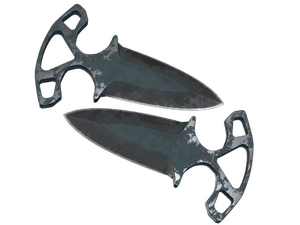 ★ StatTrak™ Shadow Daggers | Night (Battle-Scarred)