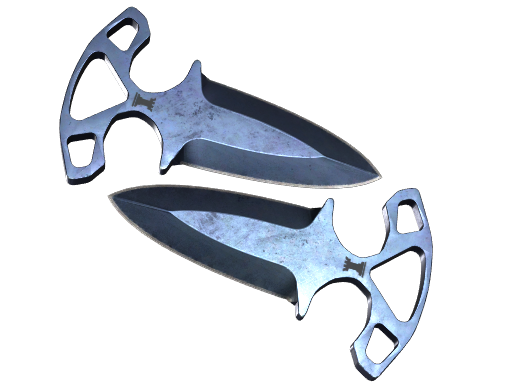 ★ StatTrak™ Shadow Daggers | Blue Steel (Battle-Scarred)