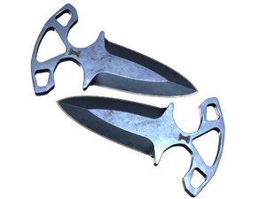 ★ StatTrak™ Shadow Daggers | Blue Steel (Battle-Scarred)