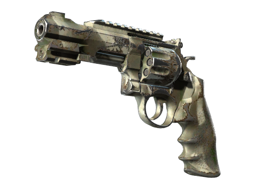 R8 Revolver | Bone Mask (Well-Worn)