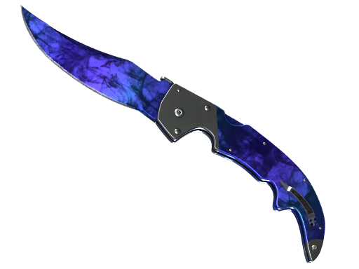 ★ StatTrak™ Falchion Knife | Doppler Sapphire (Factory New)
