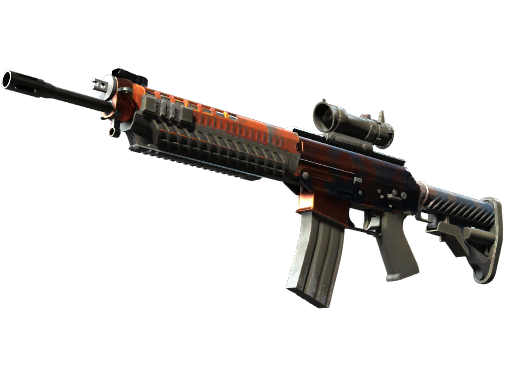 SG 553 | Danger Close (Well-Worn)