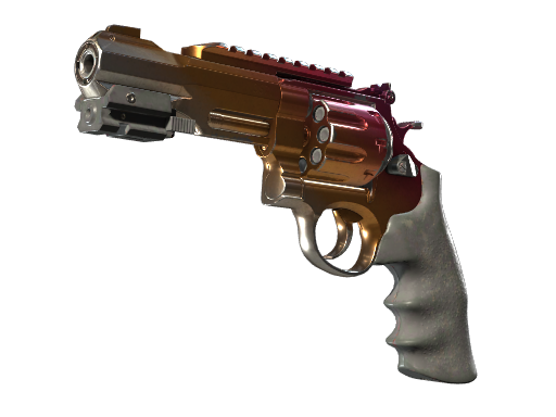 StatTrak™ R8 Revolver | Fade (Well-Worn)