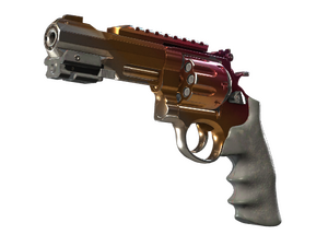 StatTrak™ R8 Revolver | Fade (Well-Worn)