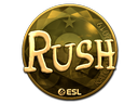 Sticker | RUSH (Gold) | Katowice 2019